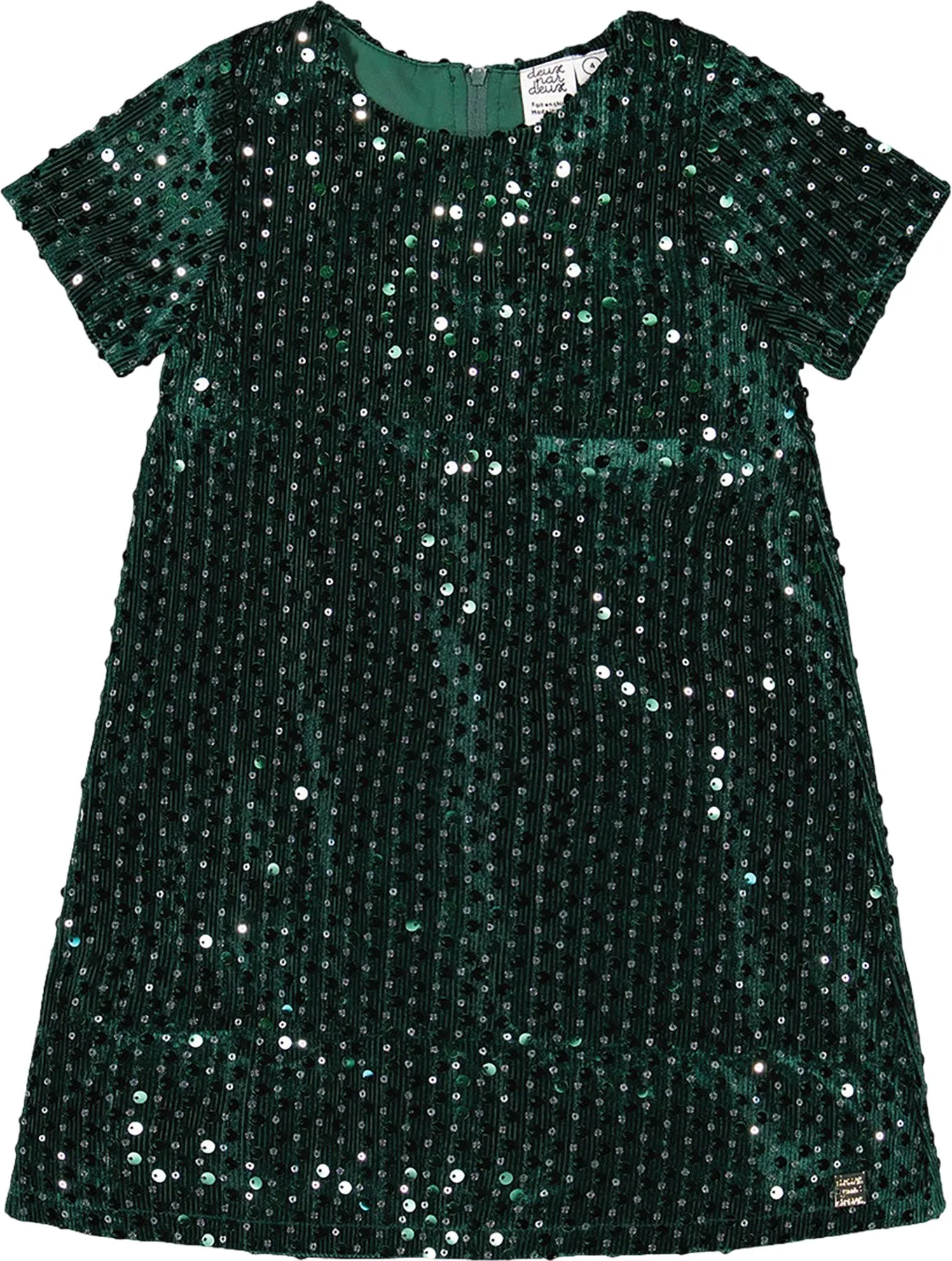 Velvet Short Sleeve Dress - Big Girl|-|Robe à manches courtes en velours - Grande fille sold by Altitude Sports product image thumbnail 2