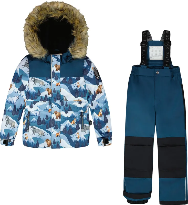 Dark Teal Discover Two-Piece Snowsuit - Little Boy|-|Habit de neige deux pièces Discover Foncé Teal - Petit garçon sold by Altitude Sports