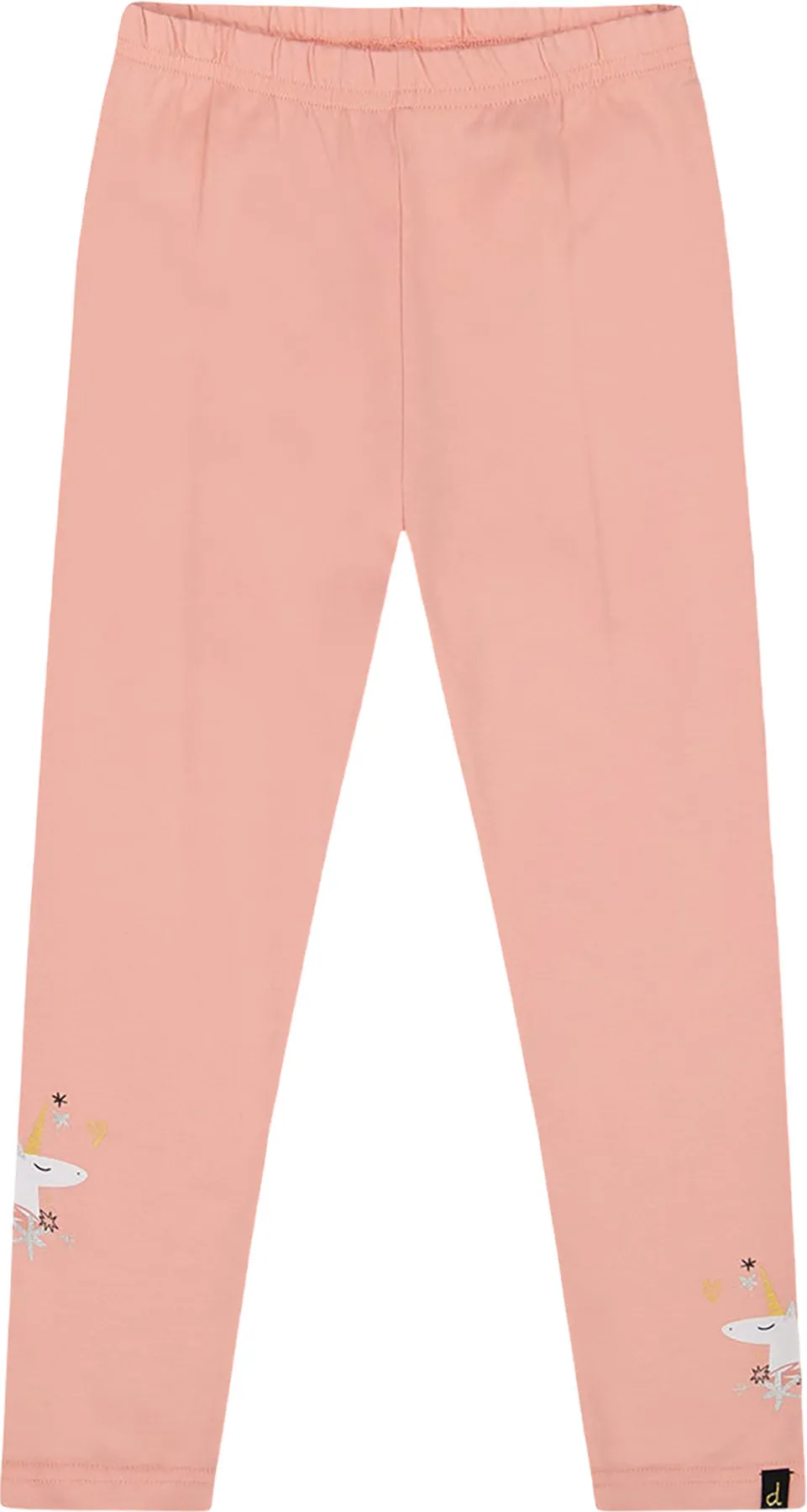 Pink With Hearts Organic Cotton Leggings - Big Girl|-|Legging en coton biologique Rose et Coeurs - Grande fille sold by Altitude Sports