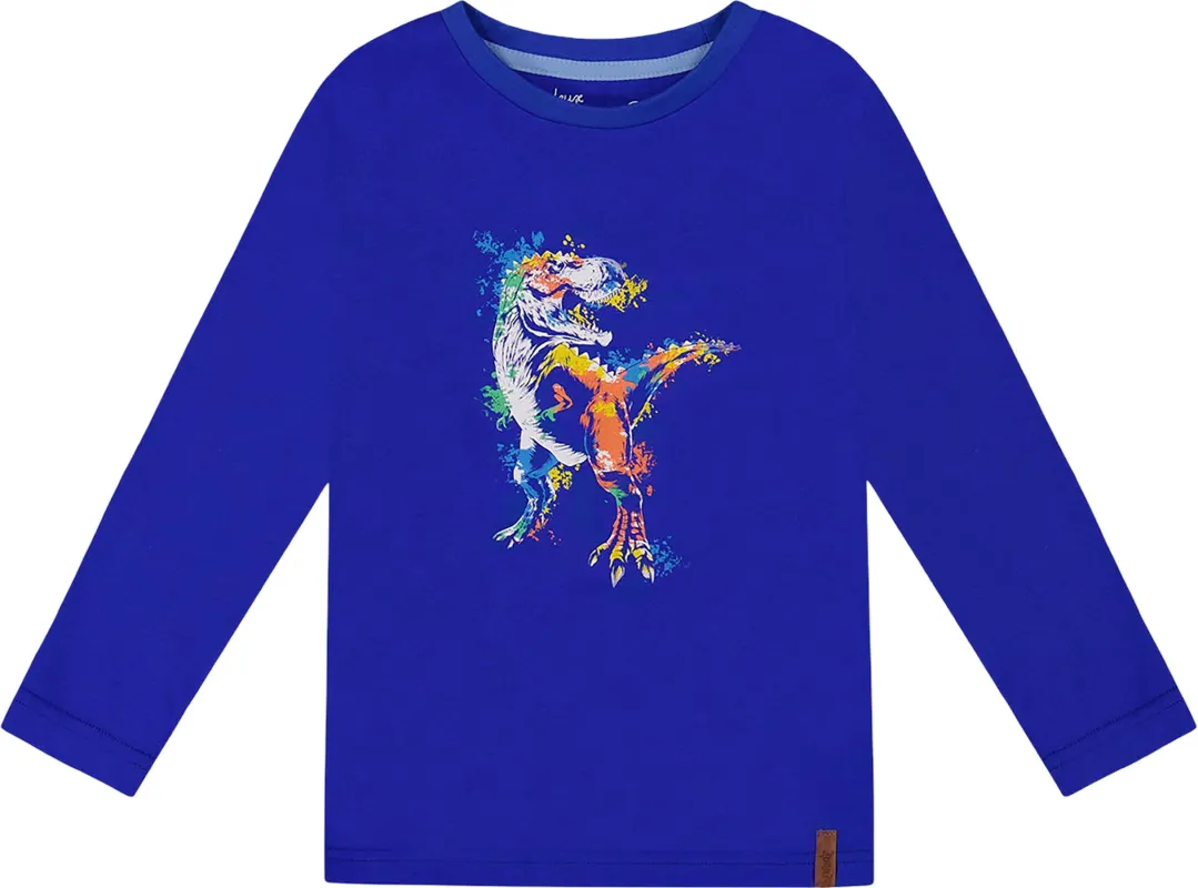 Blue Long Sleeve Jersey T-Shirt - Big Boy|-|T-shirt en jersey à manches longues Bleu - Grand garçon sold by Altitude Sports