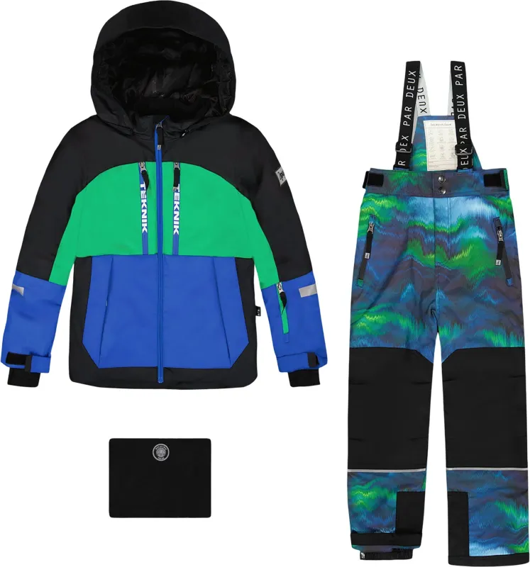 Aurora Borealis Teknik Two-Piece Snowsuit - Big Boy|-|Habit de neige deux pièces Teknik Aurora Borealis - Grand garçon made by deux par deux