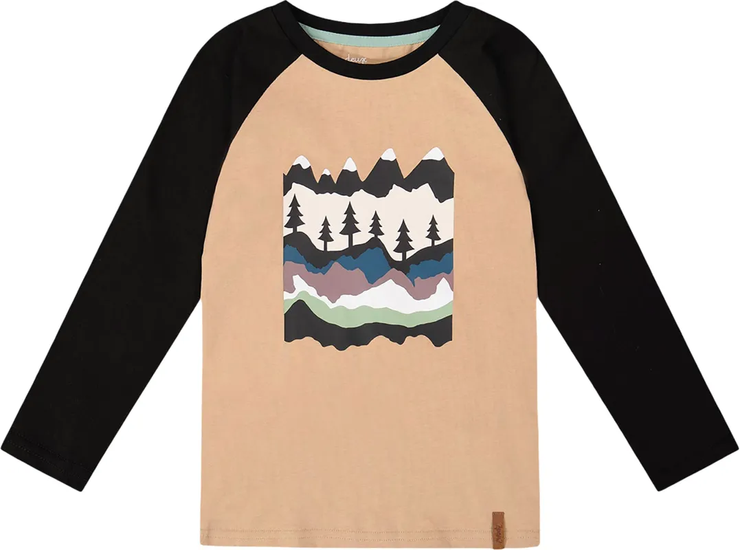 Long Raglan Sleeve Jersey T-Shirt - Little Boy|-|T-shirt en jersey à manches raglan longues - Petit garçon made by deux par deux