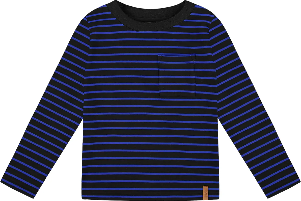 Long Sleeve Brushed Jersey Striped T-Shirt - Big Boy|-|T-shirt à manches longues rayé en jersey brossé - Grand garçon sold by Altitude Sports