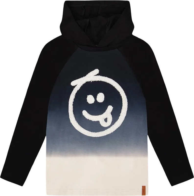 Organic Cotton Jersey Hooded Raglan Sleeve T-Shirt - Big Boy|-|T-shirt à capuchon en jersey de coton biologique - Grand garçon made by deux par deux