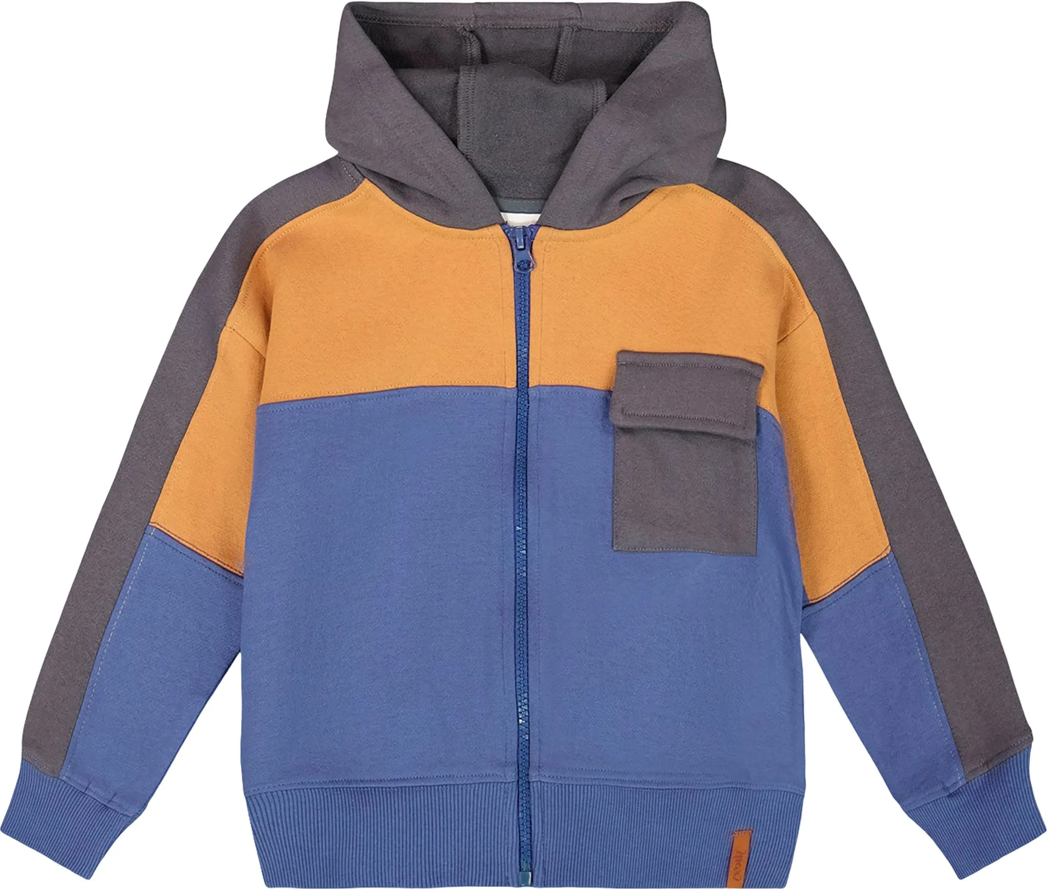 Full Zip Fleece Color Block Sweatshirt - Big Boy|-|Chandail en molleton zippé à blocs de couleurs - Grand garçon sold by Altitude Sports