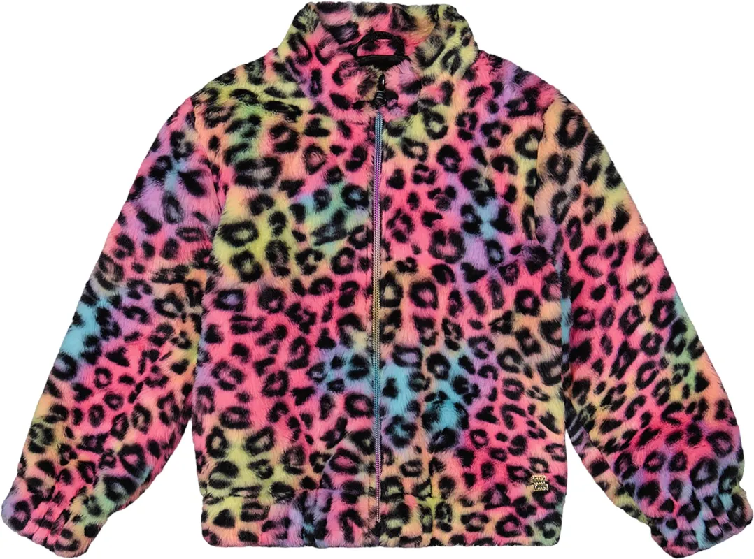 Faux Fur Zipped Jacket - Big Girl|-|Manteau zippé en fausse fourrure - Grande fille sold by Altitude Sports