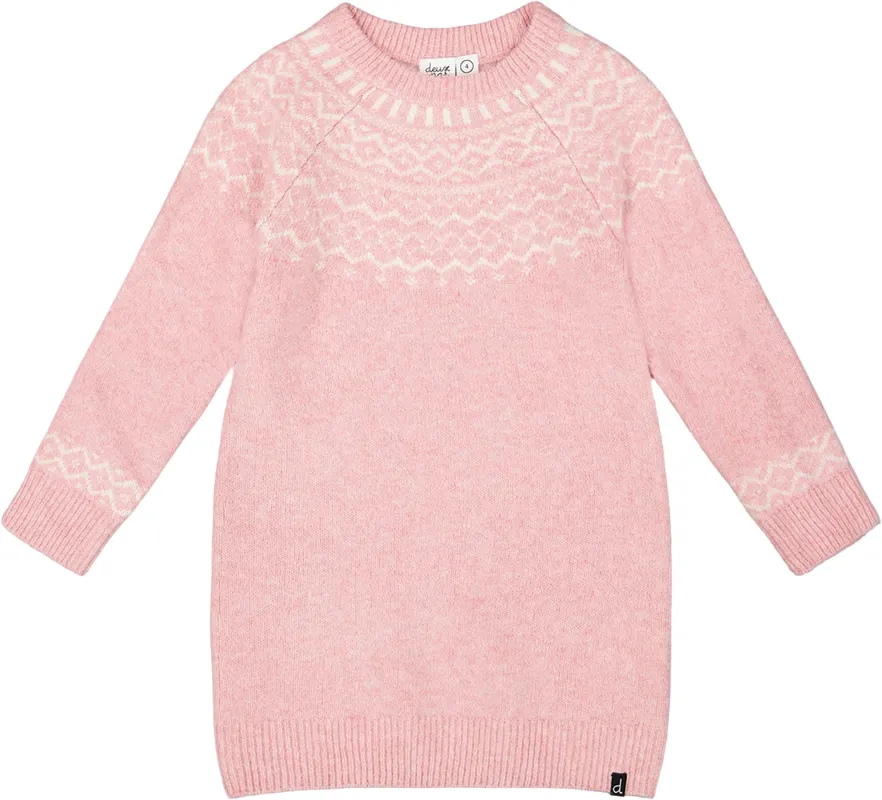 Knitted Dress with Norvegian Jacquard - Big Girl |-|Robe en tricot avec jacquard norvégien - Grande fille sold by Altitude Sports