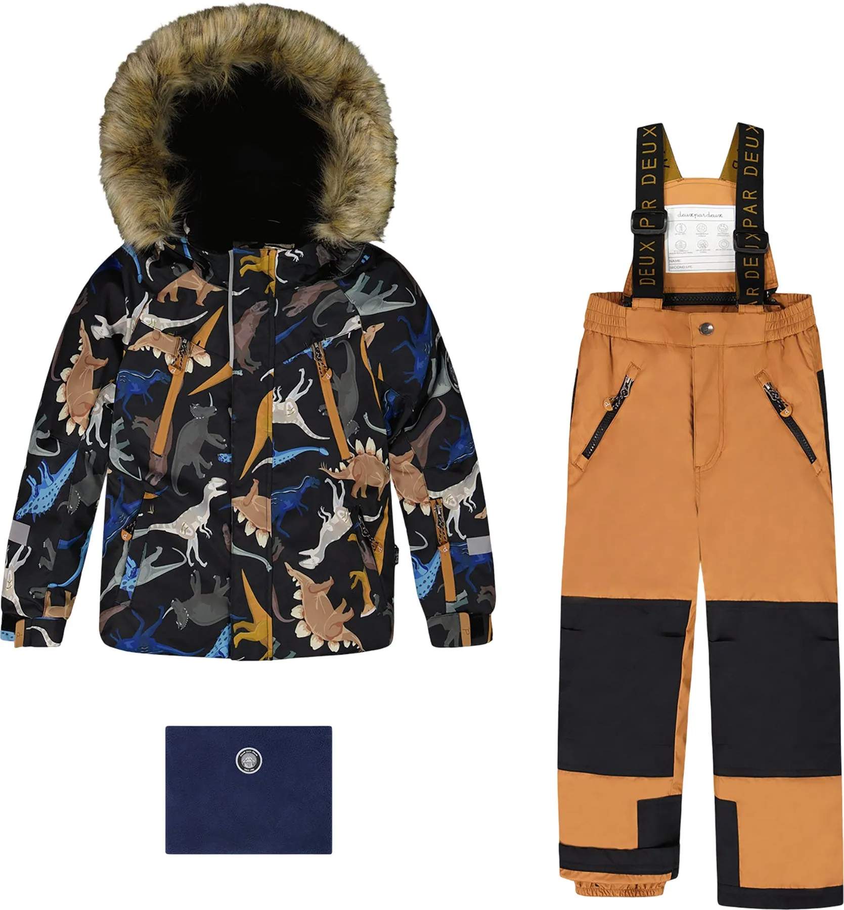 Play Two-Piece Snowsuit with Printed Dinosaurs Jacket - Little Boy|-|Habit de neige deux pièces avec manteau imprimé dinosaures Play - Petit garçon sold by Altitude Sports