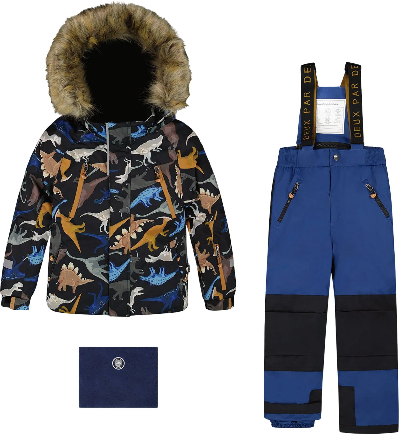 Play Two-Piece Snowsuit with Printed Dinosaurs Jacket - Little Boy|-|Habit de neige deux pièces avec manteau imprimé dinosaures Play - Petit garçon sold by Altitude Sports product image thumbnail 2