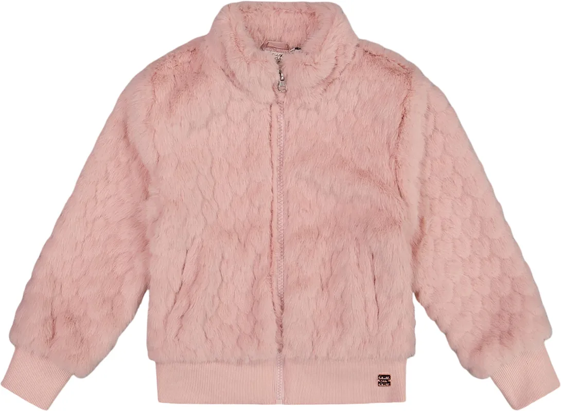 Faux Fur Jacquard Jacket - Big Girl|-|Manteau en fausse fourrure jacquard - Grande fille sold by Altitude Sports