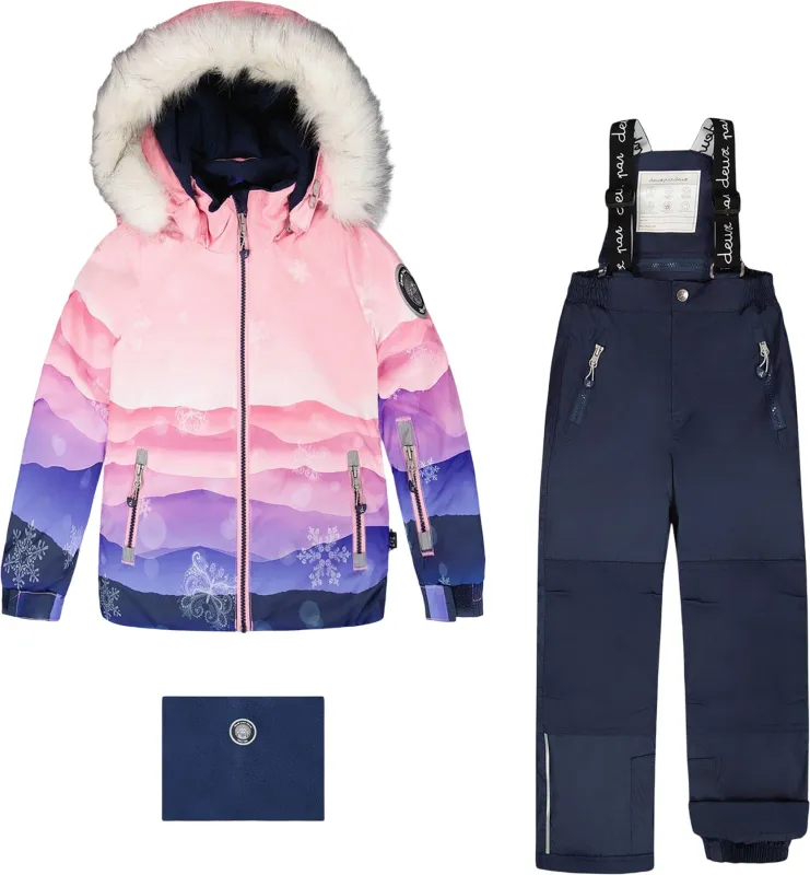 Play Two-Piece Snowsuit with Printed Jacket - Little Girl|-|Habit de neige deux pièces avec manteau imprimé Play - Petite fille sold by Altitude Sports