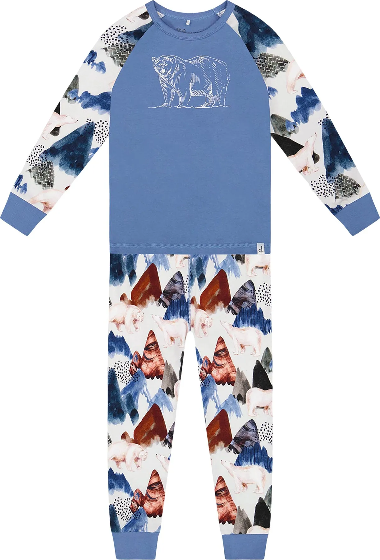 Two-Piece Organic Cotton Pajama Set - Little Boy|-|Pyjama deux pièces en coton biologique - Petit garçon sold by Altitude Sports