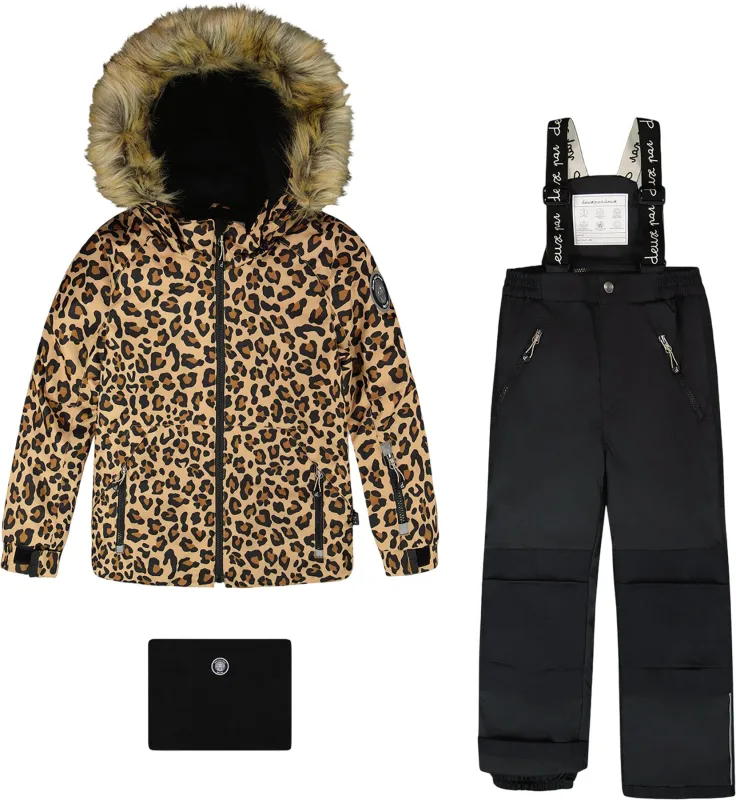 Leopard Play Two-Piece Snowsuit - Big Girl|-|Habit de neige deux pièces Play Leopard - Grande fille sold by Altitude Sports