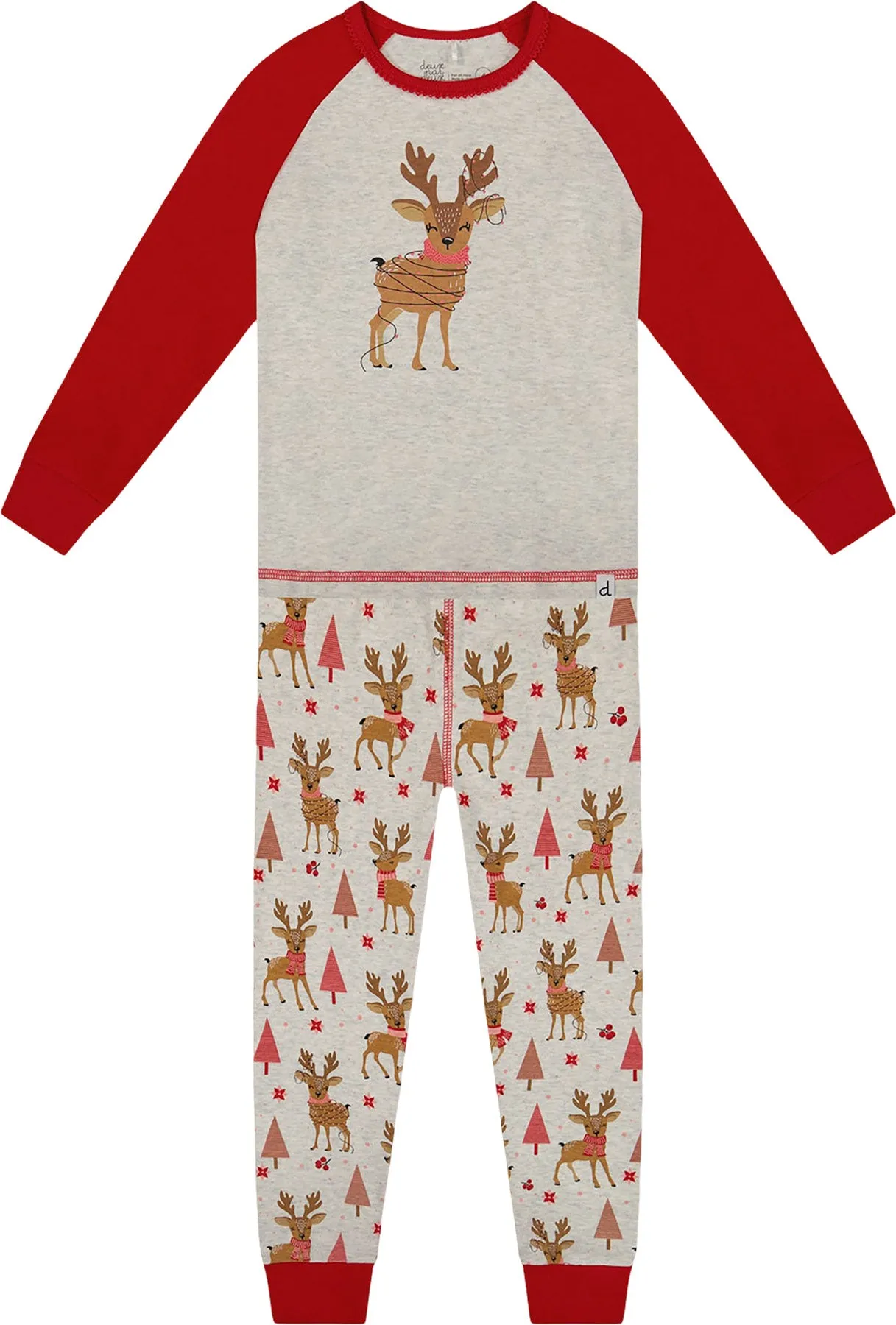 Organic Cotton Two-Piece Pajamas - Little Girl|-|Pyjama deux pièces en coton biologique - Petite fille sold by Altitude Sports product image thumbnail 4