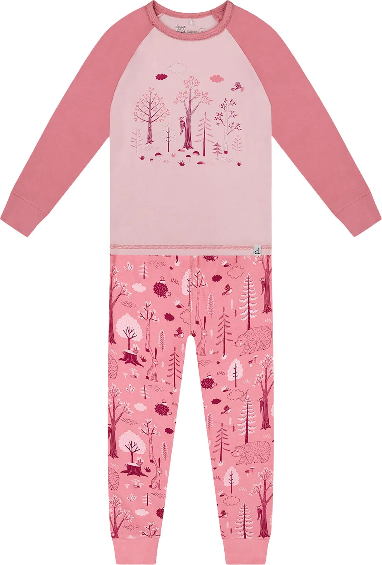 Organic Cotton Two-Piece Pajamas - Little Girl|-|Pyjama deux pièces en coton biologique - Petite fille sold by Altitude Sports