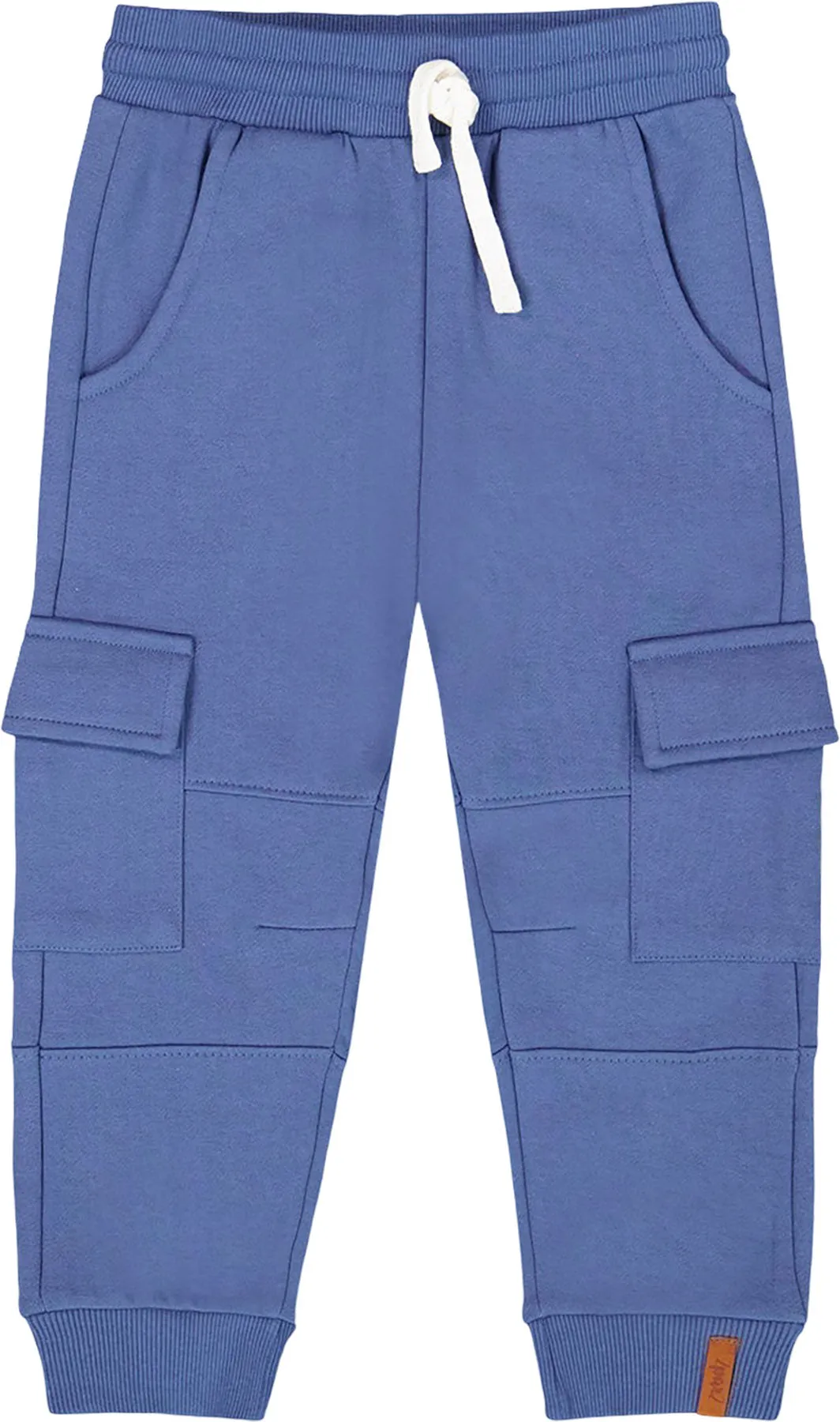 Blue Fleece Sweatpants with Cargo Pockets - Little Boy|-|Pantalon de survêtement en molleton avec poches cargo Bleu - Petit garçon sold by Altitude Sports