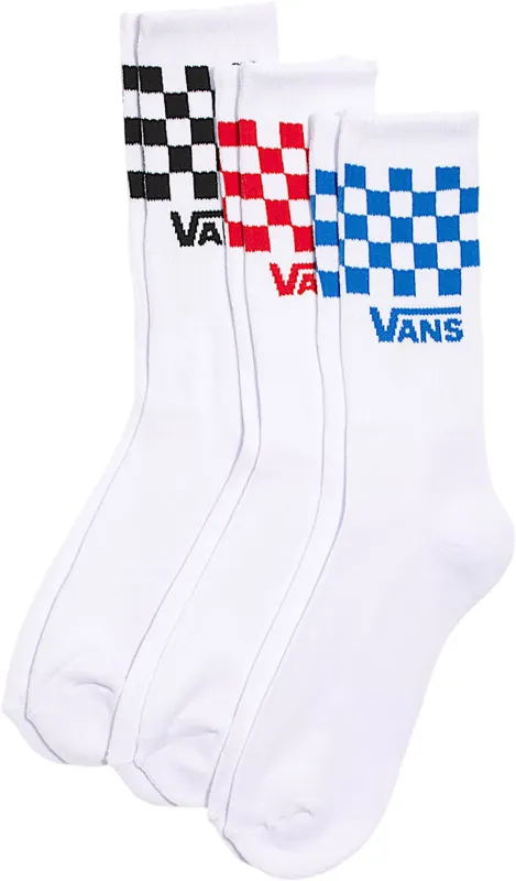 Classic Check 3 Pairs Crew Socks - Men's|-|Chaussettes mi-mollet 3 paires Classic Check - Homme sold by Altitude Sports