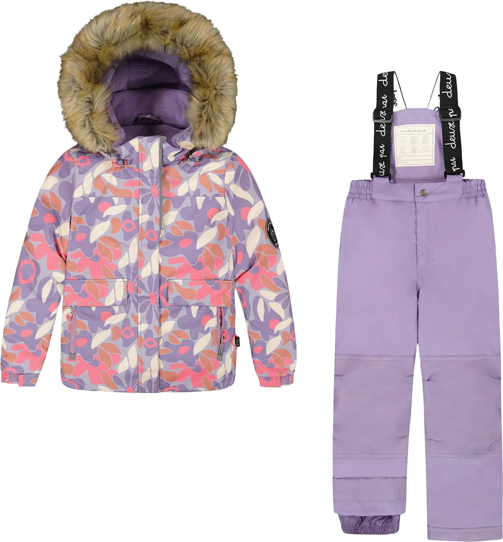 Discover Two-Piece Snowsuit with Printed Jacket - Little Girl|-|Habit de neige deux pièces avec manteau imprimé Discover - Petite fille sold by Altitude Sports product image thumbnail 4
