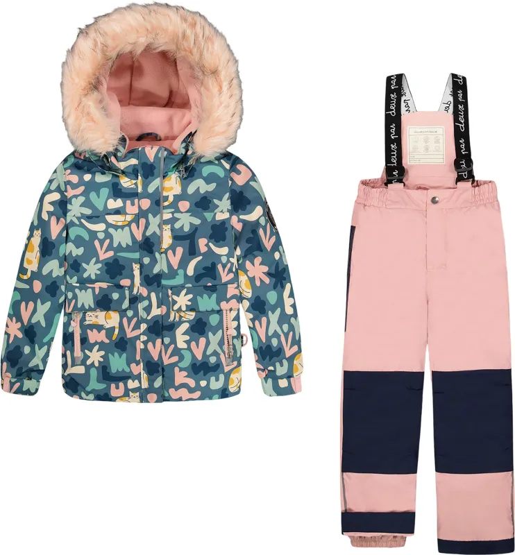Discover Two-Piece Snowsuit with Printed Jacket - Little Girl|-|Habit de neige deux pièces avec manteau imprimé Discover - Petite fille sold by Altitude Sports