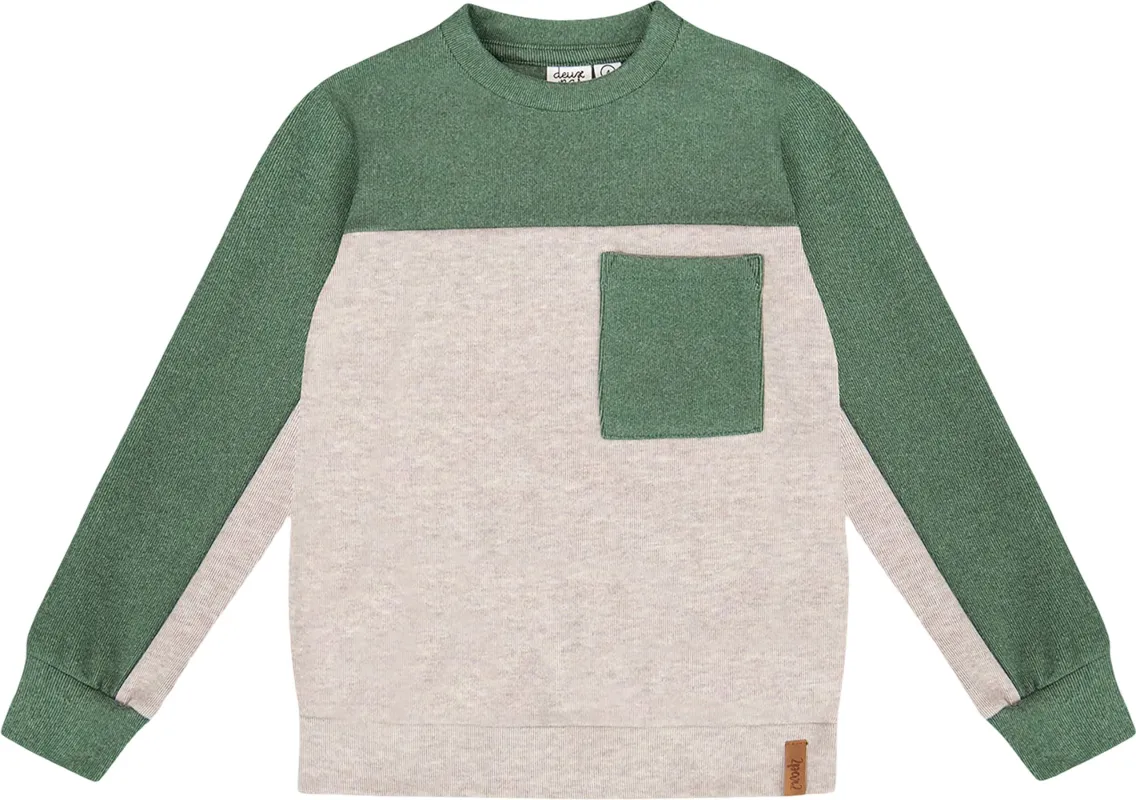 Long Sleeve Super Soft Brushed Color Block Jersey Top - Little Boy|-|Haut à manches longues en jersey brossé ultra-doux à blocs de couleur - Petit garçon made by deux par deux