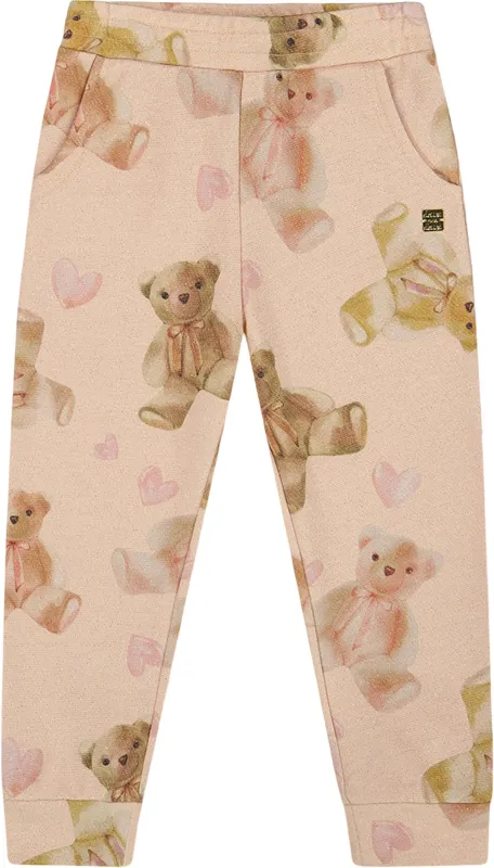 Glittering French Terry Sweatpants - Little Girl|-|Pantalon de survêtement en éponge française scintillante - Petite fille made by deux par deux
