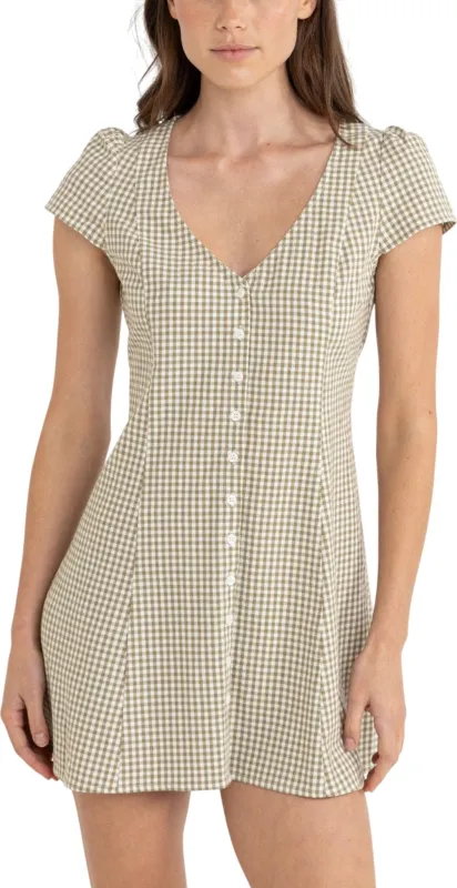 Lola Check Cap Sleeve Mini Dress - Women's|-|Mini-robe à manches courtes à carreaux Lola - Femme sold by Altitude Sports