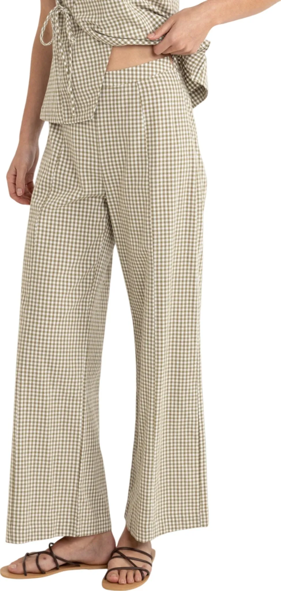 Lola Check Wide Leg Pant - Women's|-|Pantalon à jambes larges à carreaux Lola - Femme sold by Altitude Sports