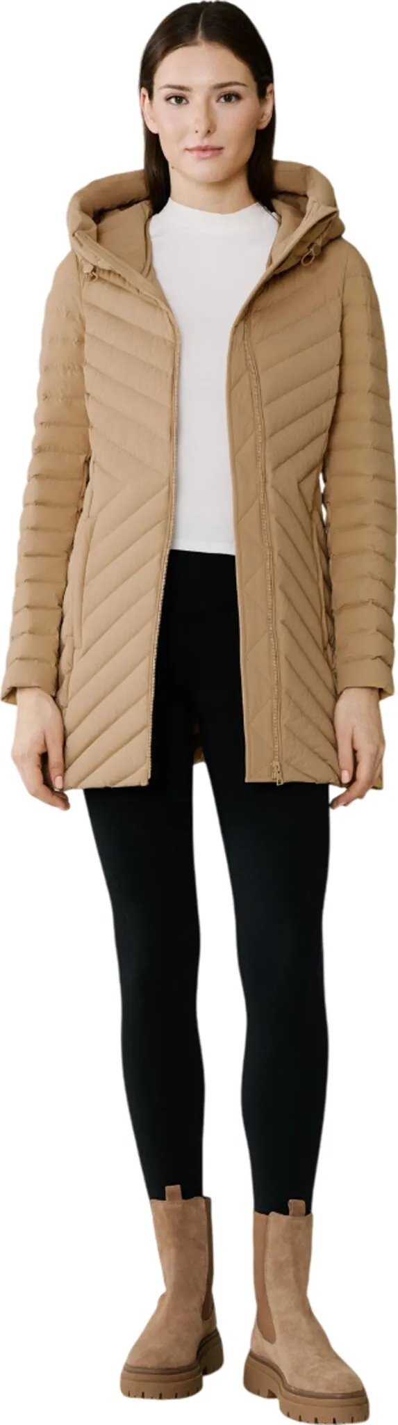 Estelle Stretch Down Belted Coat - Women's|-|Manteau extensible en duvet avec ceinture Estelle - Femme sold by Altitude Sports