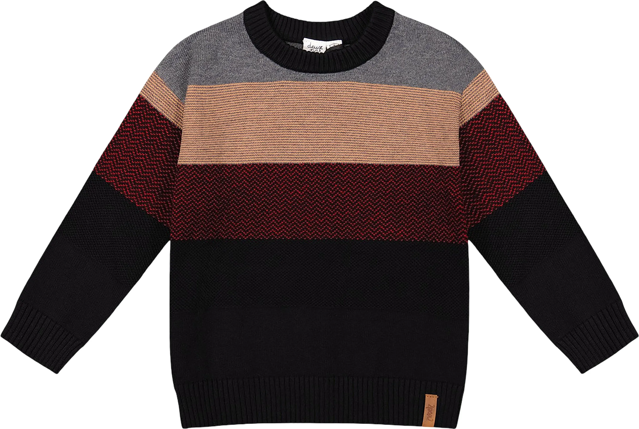 Color Block Knit Sweater - Big Boy|-|Chandail en tricot couleurs contrastantes - Grand garçon sold by Altitude Sports