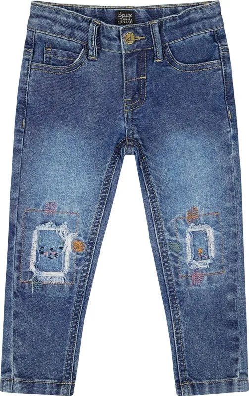 Jeans with Embroideries - Little Girl|-|Jean avec broderies - Petite fille sold by Altitude Sports
