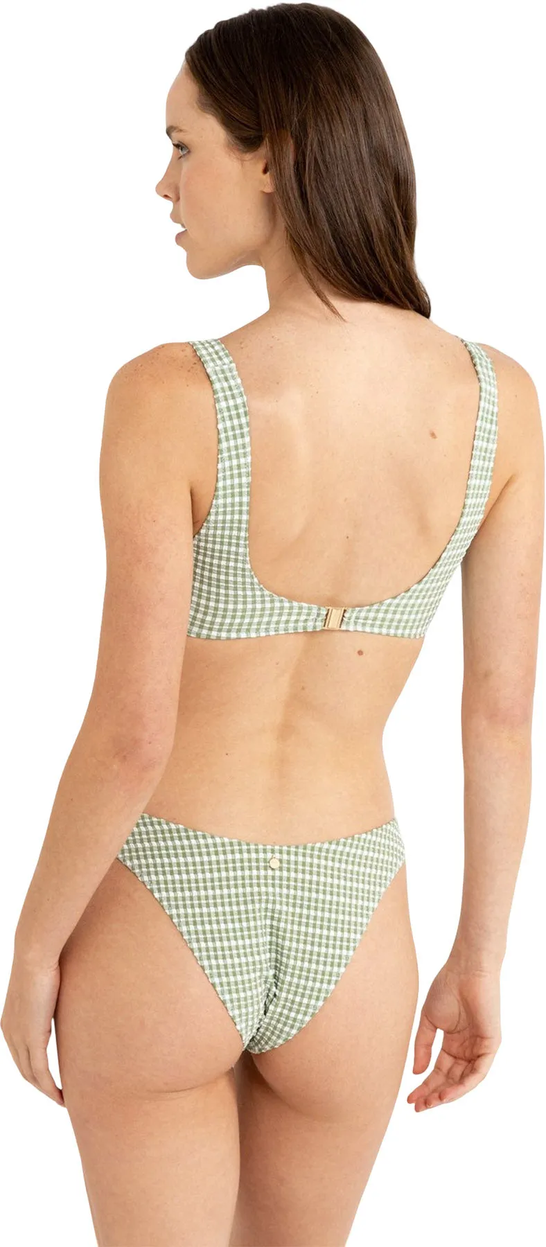 Lola Check Crop Bikini Top - Women’s|-|Haut de bikini court à carreaux Lola - Femme sold by Altitude Sports product image thumbnail 5