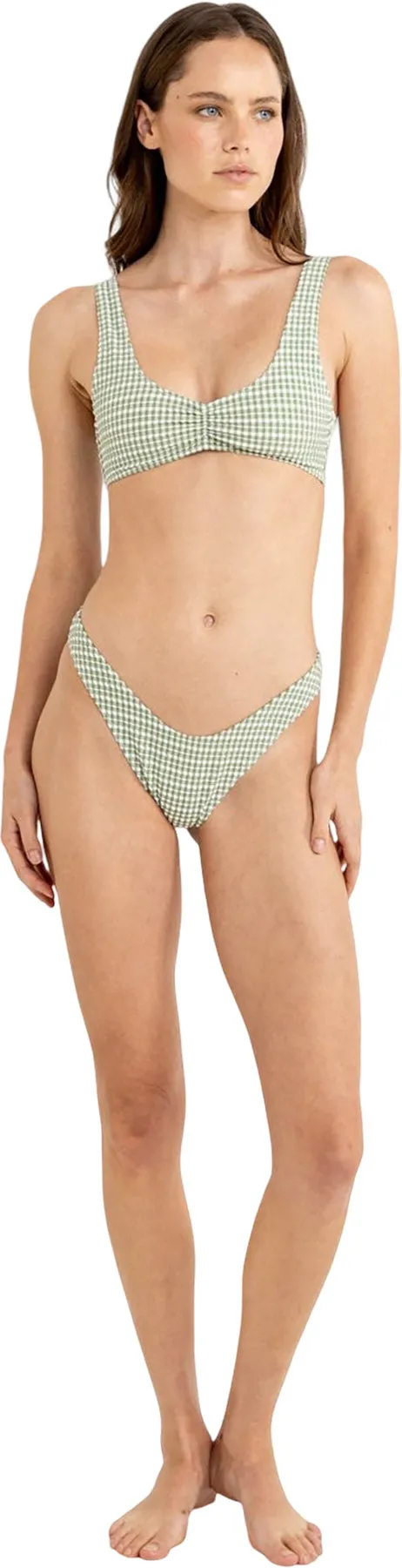 Lola Check Crop Bikini Top - Women’s|-|Haut de bikini court à carreaux Lola - Femme sold by Altitude Sports product image thumbnail 2
