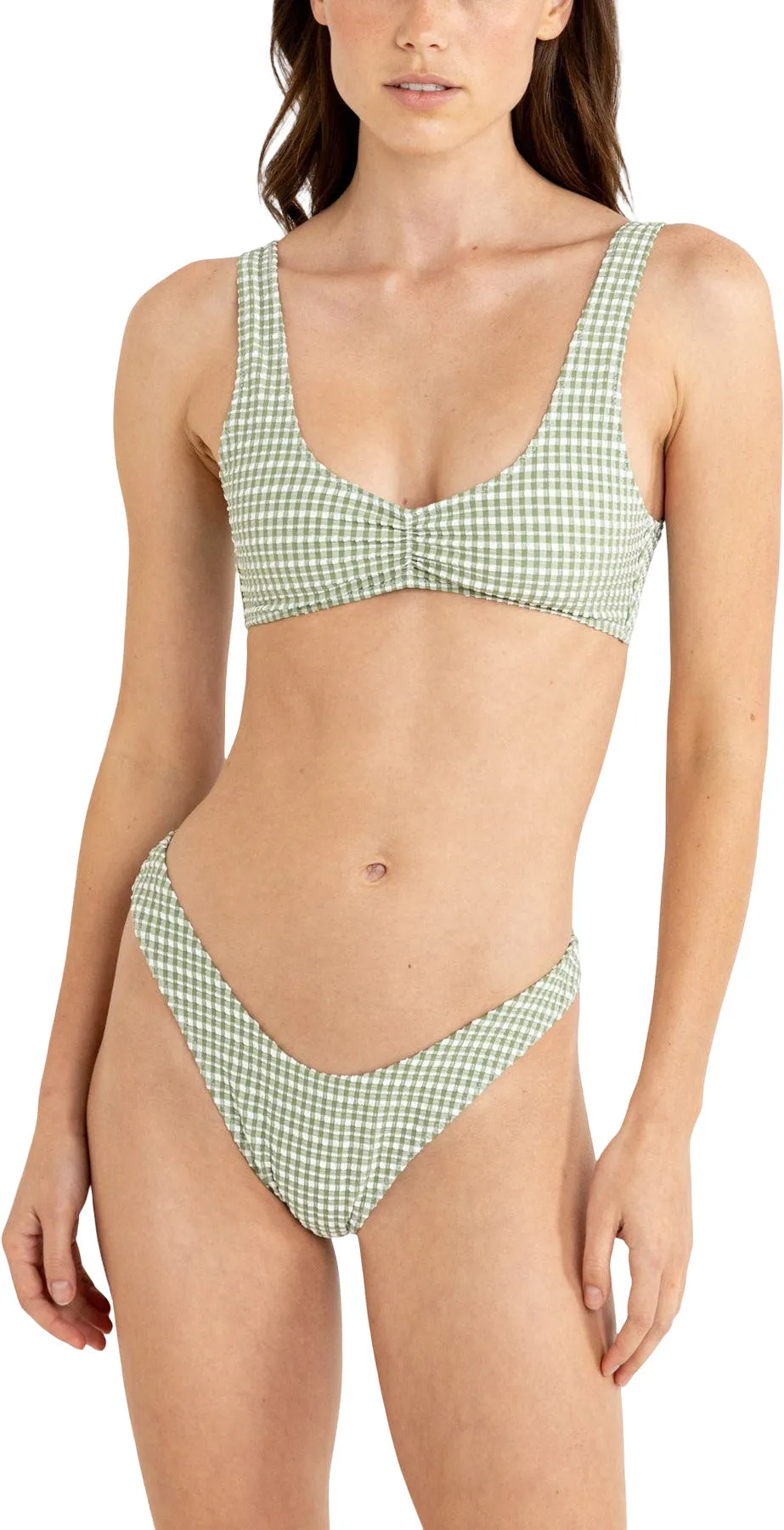 Lola Check Crop Bikini Top - Women’s|-|Haut de bikini court à carreaux Lola - Femme sold by Altitude Sports product image thumbnail 3