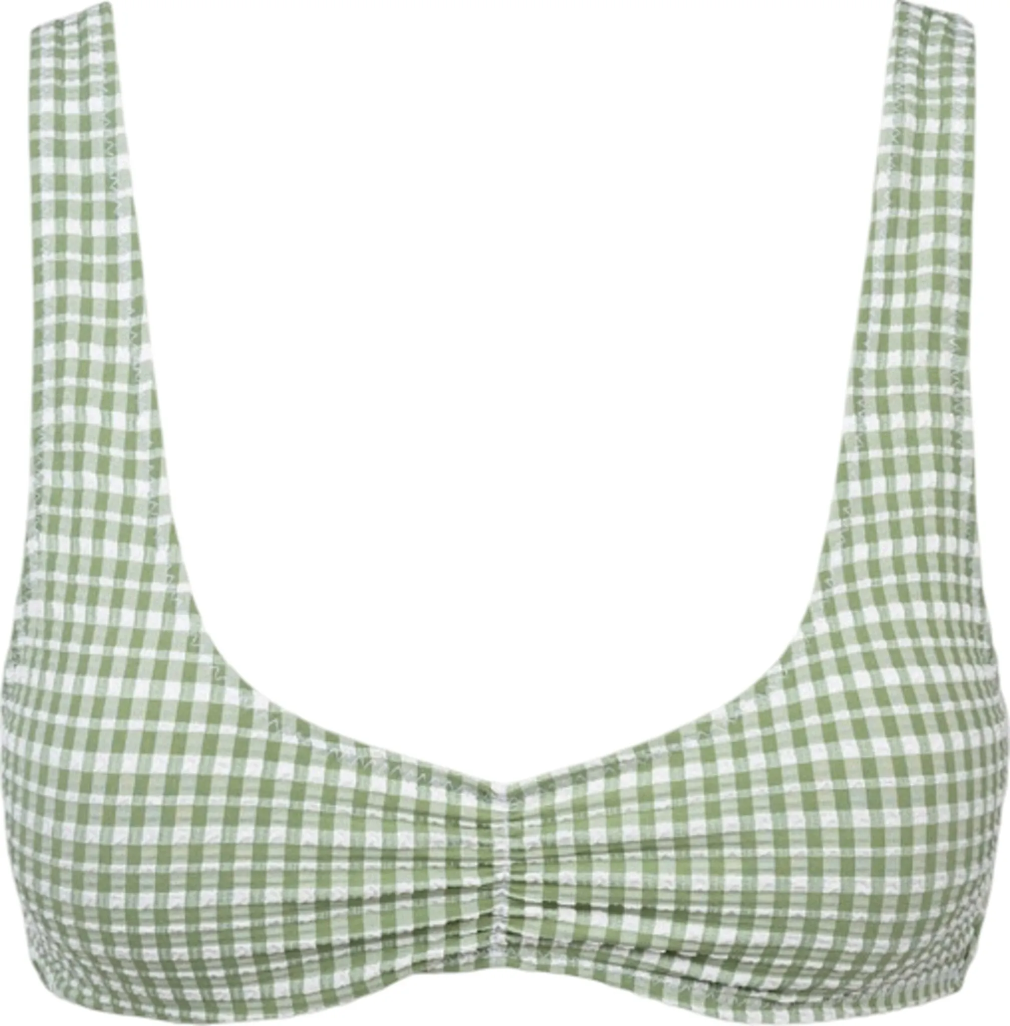 Lola Check Crop Bikini Top - Women’s|-|Haut de bikini court à carreaux Lola - Femme sold by Altitude Sports