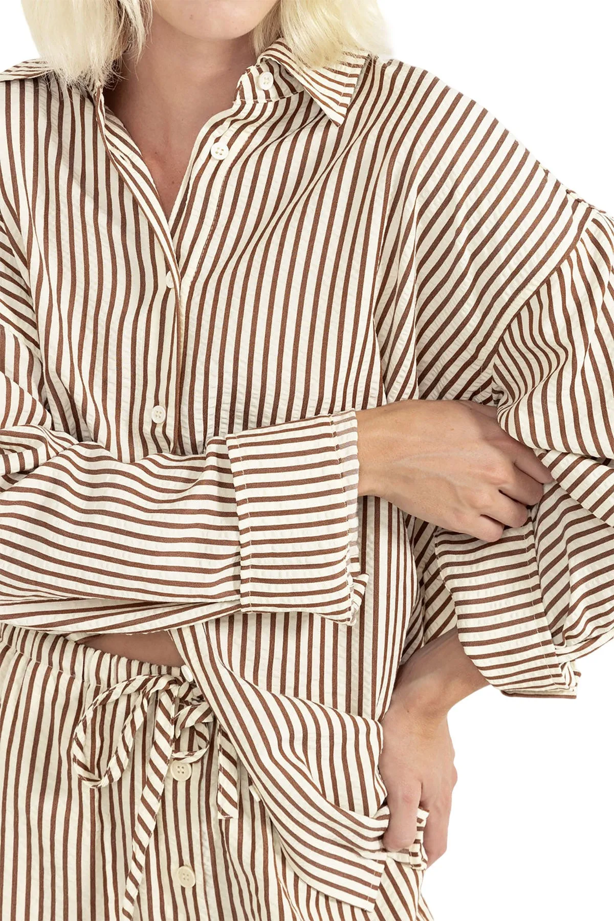 Cove Stripe Oversized Long Sleeve Shirt - Women's|-|Chemise surdimensionnée à manches longues Cove Stripe - Femme sold by Altitude Sports product image thumbnail 2