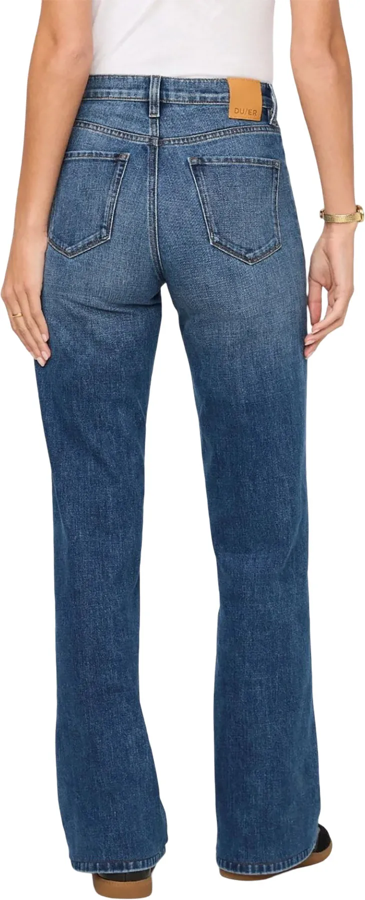 Midweight Denim High Rise Wide Leg Jeans - Women's|-|Jean évasé à taille haute en denim intermédiaire - Femme sold by Altitude Sports product image thumbnail 2