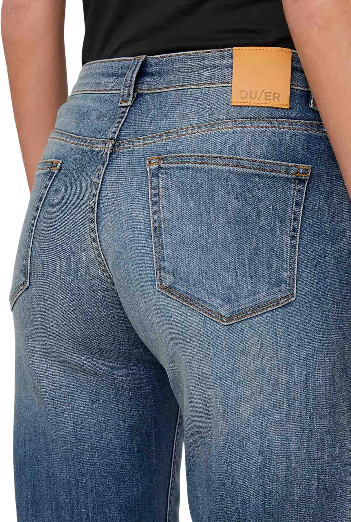 Performance Denim Mid Rise Straight Jeans - Women's|-|Jean droit à taille mi-haute Performance Denim - Femme sold by Altitude Sports product image thumbnail 2