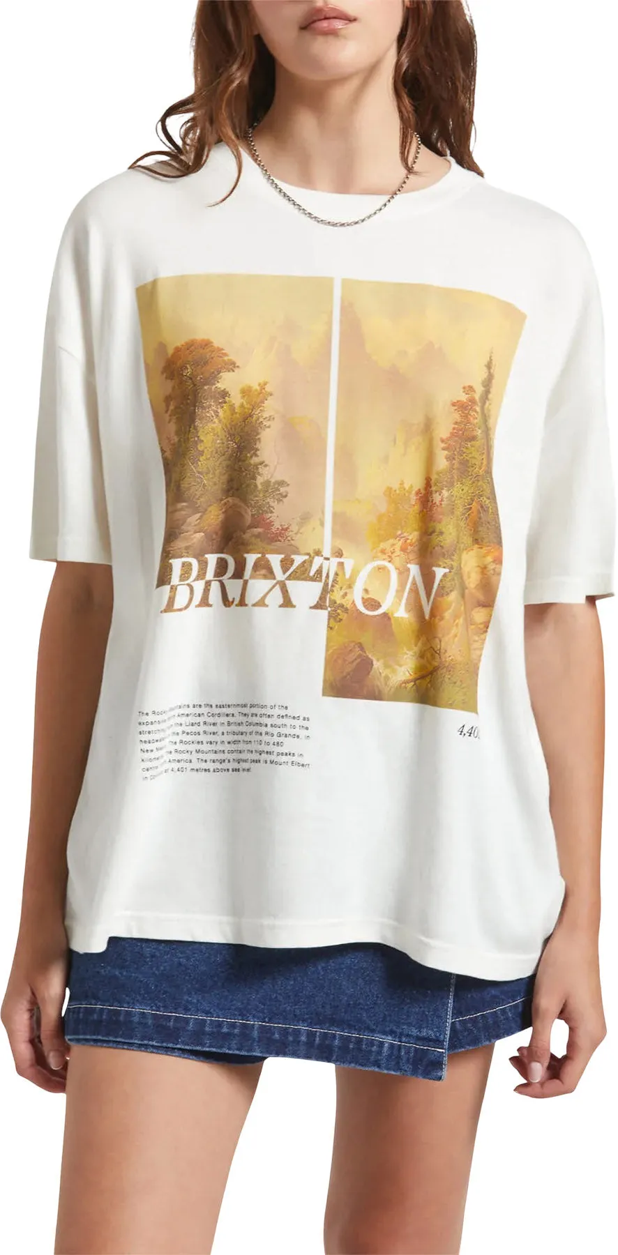 Rocky Mountain Oversized Boyfriend T-Shirt - Women's|-|T-shirt à coupe garçonne surdimensionnée Rocky Mountain - Femme sold by Altitude Sports product image thumbnail 5