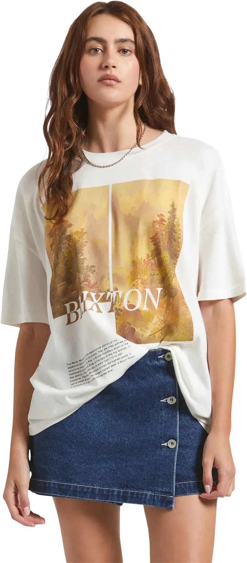 Rocky Mountain Oversized Boyfriend T-Shirt - Women's|-|T-shirt à coupe garçonne surdimensionnée Rocky Mountain - Femme sold by Altitude Sports product image thumbnail 4