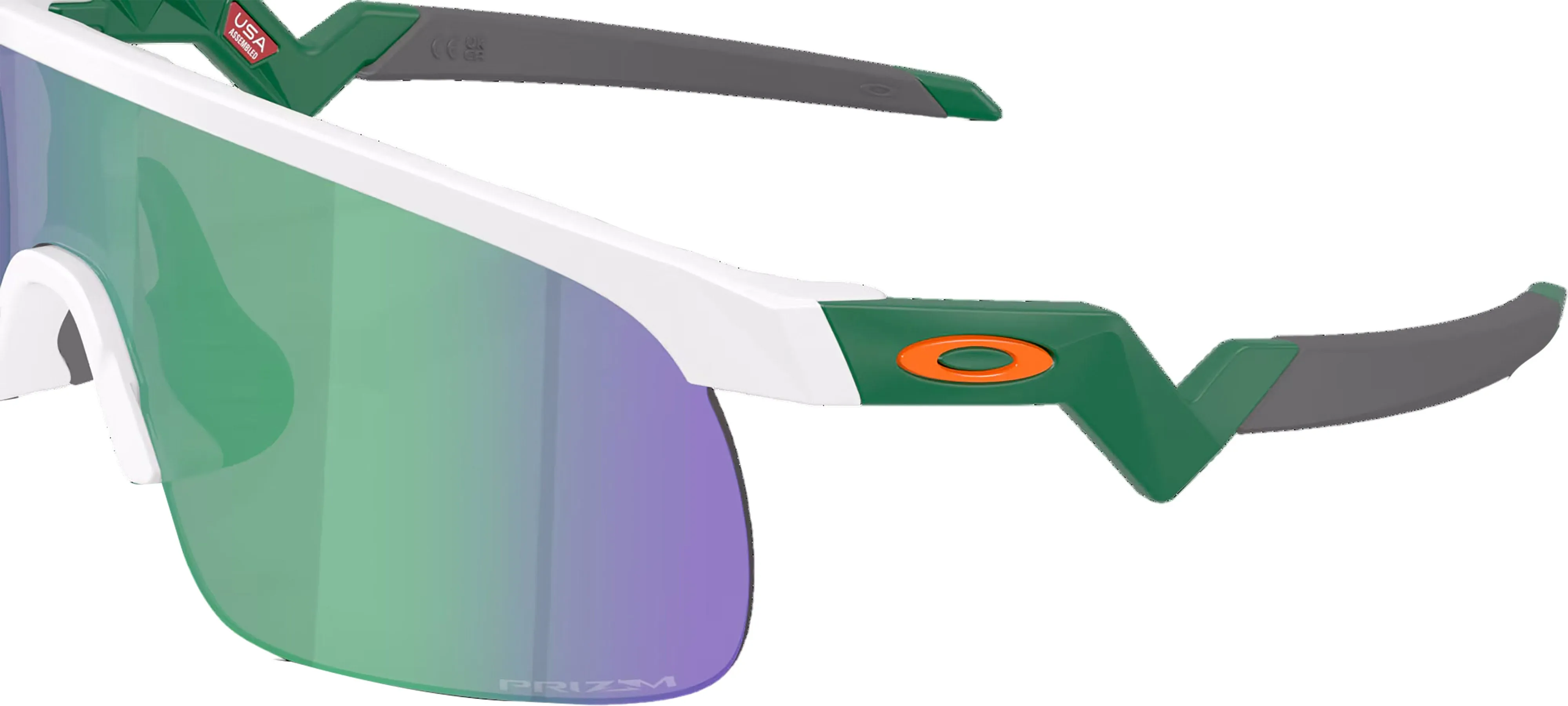 Resistor Sunglasses - Matte White - Prizm Jade Lens - Youth|-|Lunettes de soleil Resistor - Matte White - Verres Prizm Jade - Jeune sold by Altitude Sports product image thumbnail 2
