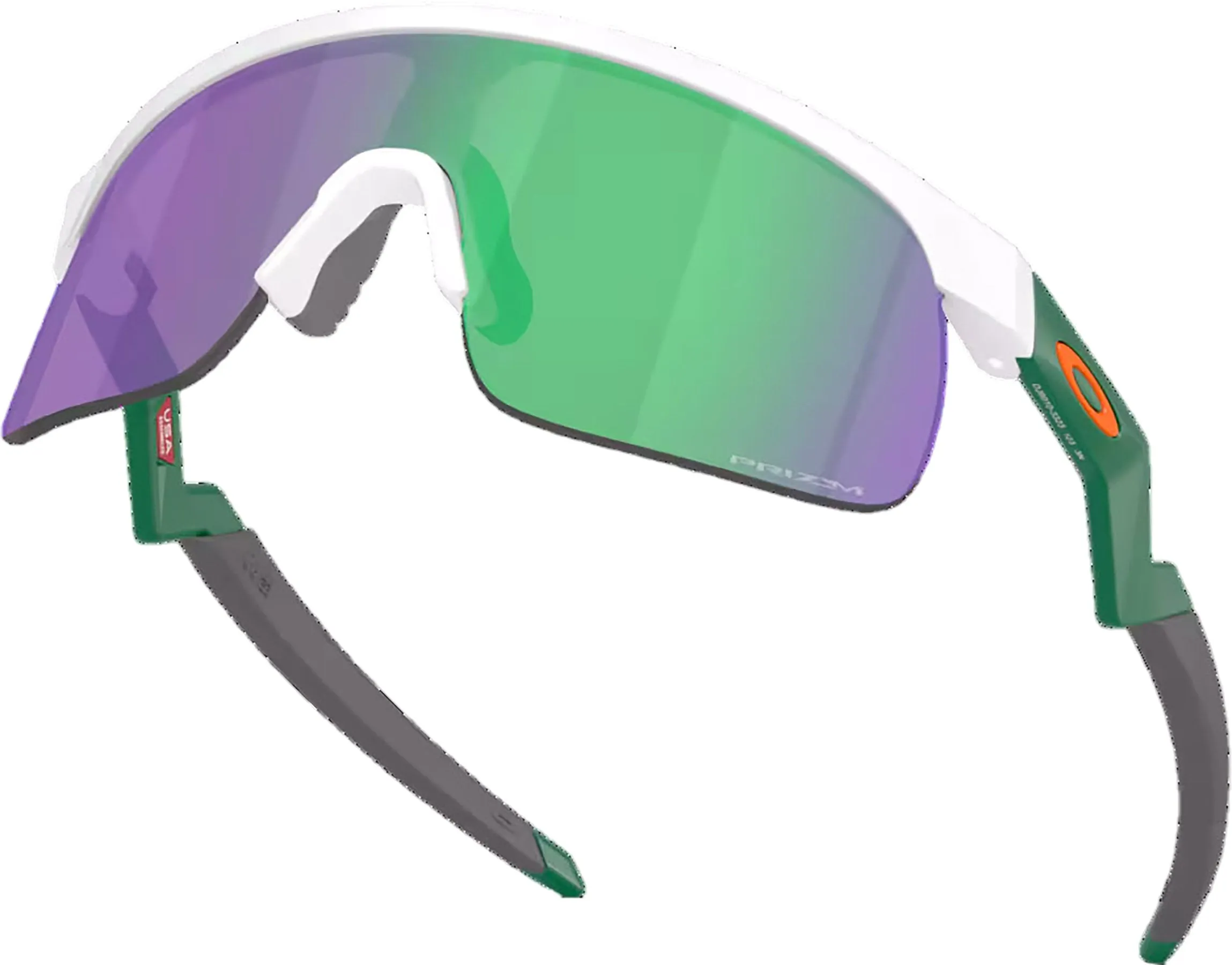 Resistor Sunglasses - Matte White - Prizm Jade Lens - Youth|-|Lunettes de soleil Resistor - Matte White - Verres Prizm Jade - Jeune sold by Altitude Sports product image thumbnail 3