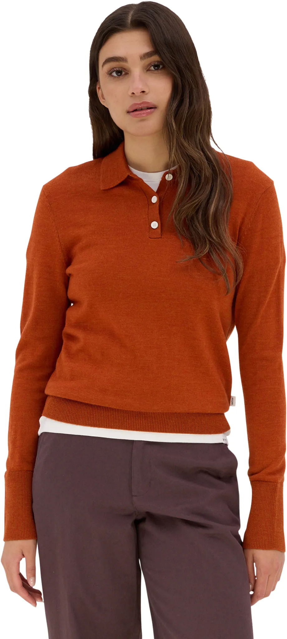 Alvalade Lightweight Long-Sleeve Merino Knit Polo - Women's|-|Polo léger à manches longues en mérinos Alvalade - Femme sold by Altitude Sports product image thumbnail 4