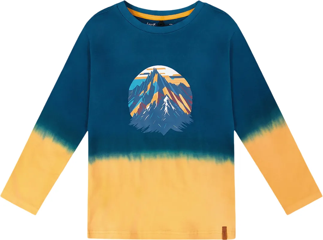 Long Sleeve Organic Cotton Gradient Jersey T-Shirt - Little Boy|-|T-shirt en jersey à manches longues dégradé en coton biologique - Petit garçon sold by Altitude Sports