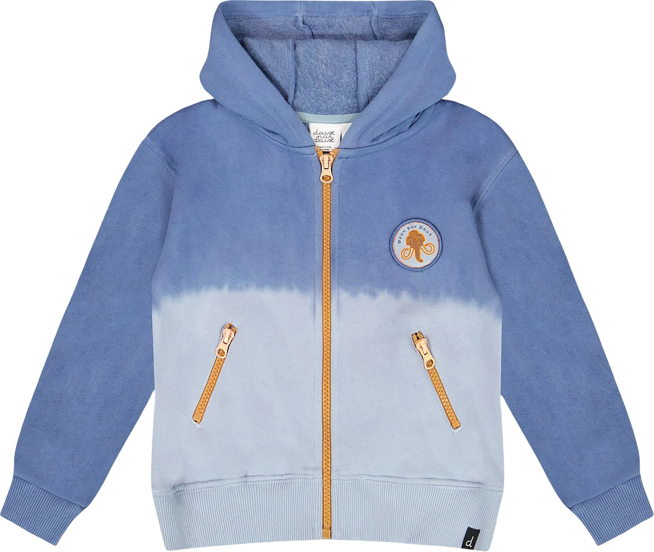 Blue Full Zip Hooded Fleece Jacket - Little Boy|-|Manteau en molleton zippé à capuchon Bleu - Petit garçon sold by Altitude Sports