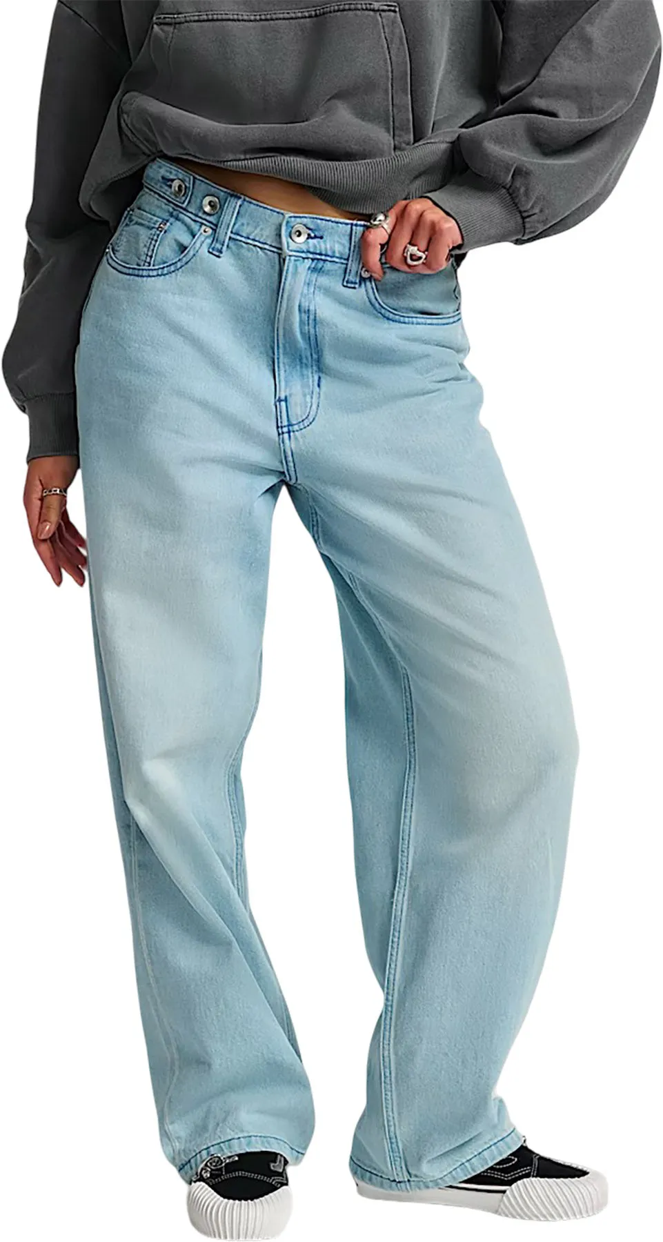 Check-5 Baggy Denim Pants - Women's|-|Pantalon baggy en denim Check-5 - Femme sold by Altitude Sports product image thumbnail 2