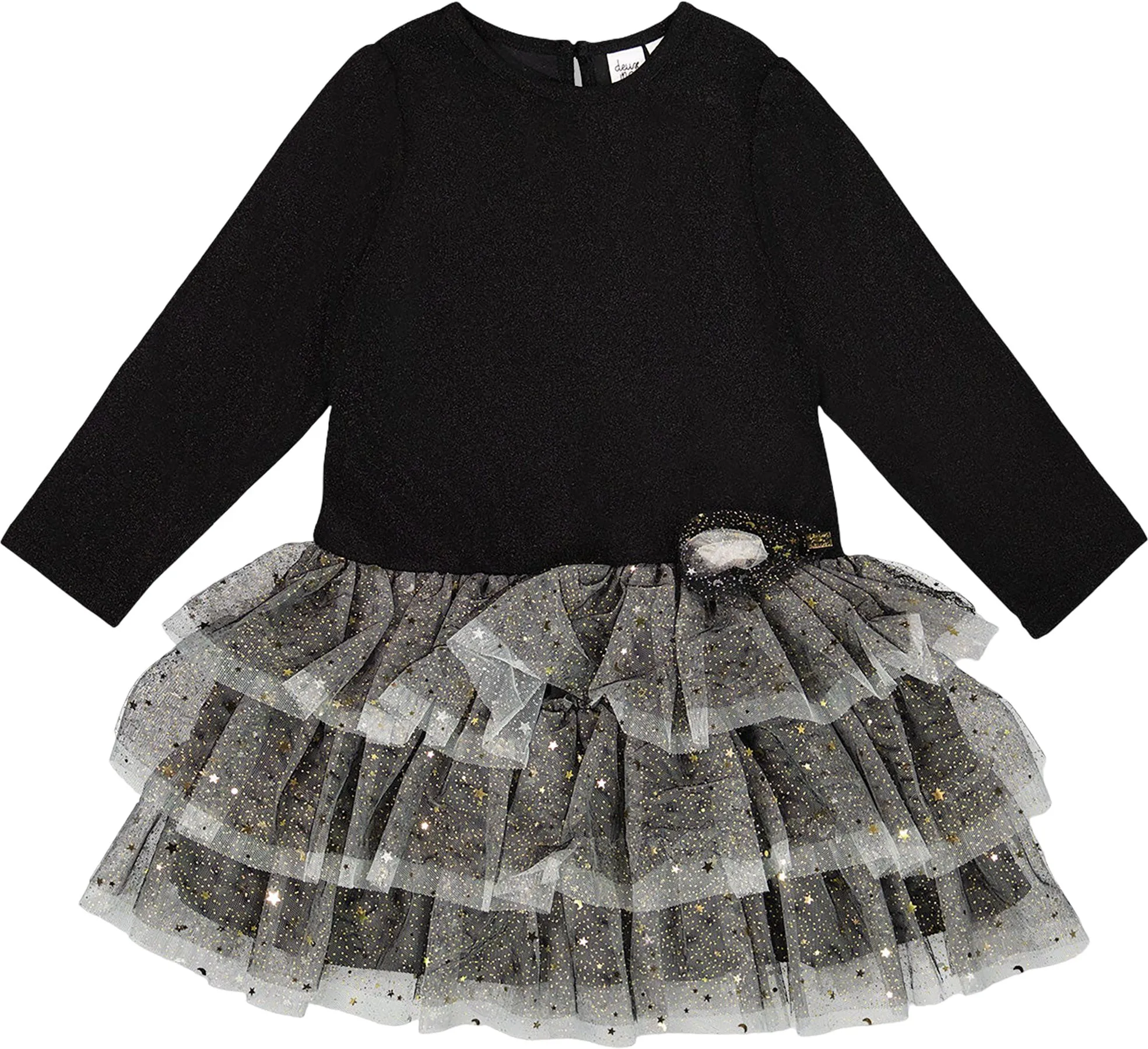 Glittering Mesh Skirt Party Dress - Little Girl|-|Robe de fête à jupe en tulle scintillante - Petite fille sold by Altitude Sports