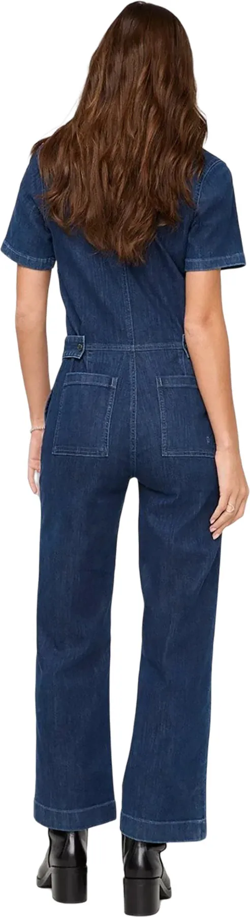 Performance Denim Short Sleeve Jumpsuit - Women's|-|Combinaison à manches courtes Performance Denim - Femme sold by Altitude Sports product image thumbnail 2