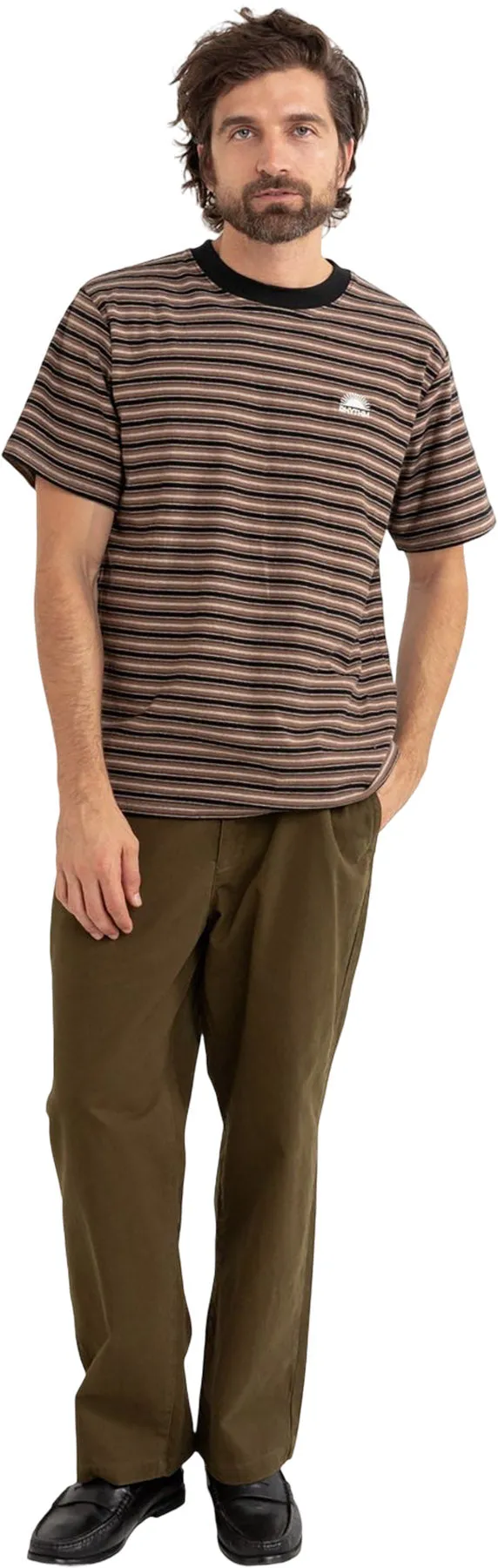 Vintage Stripe Short Sleeve T-Shirt - Men's|-|T-shirt à manches courtes rayé vintage - Homme sold by Altitude Sports