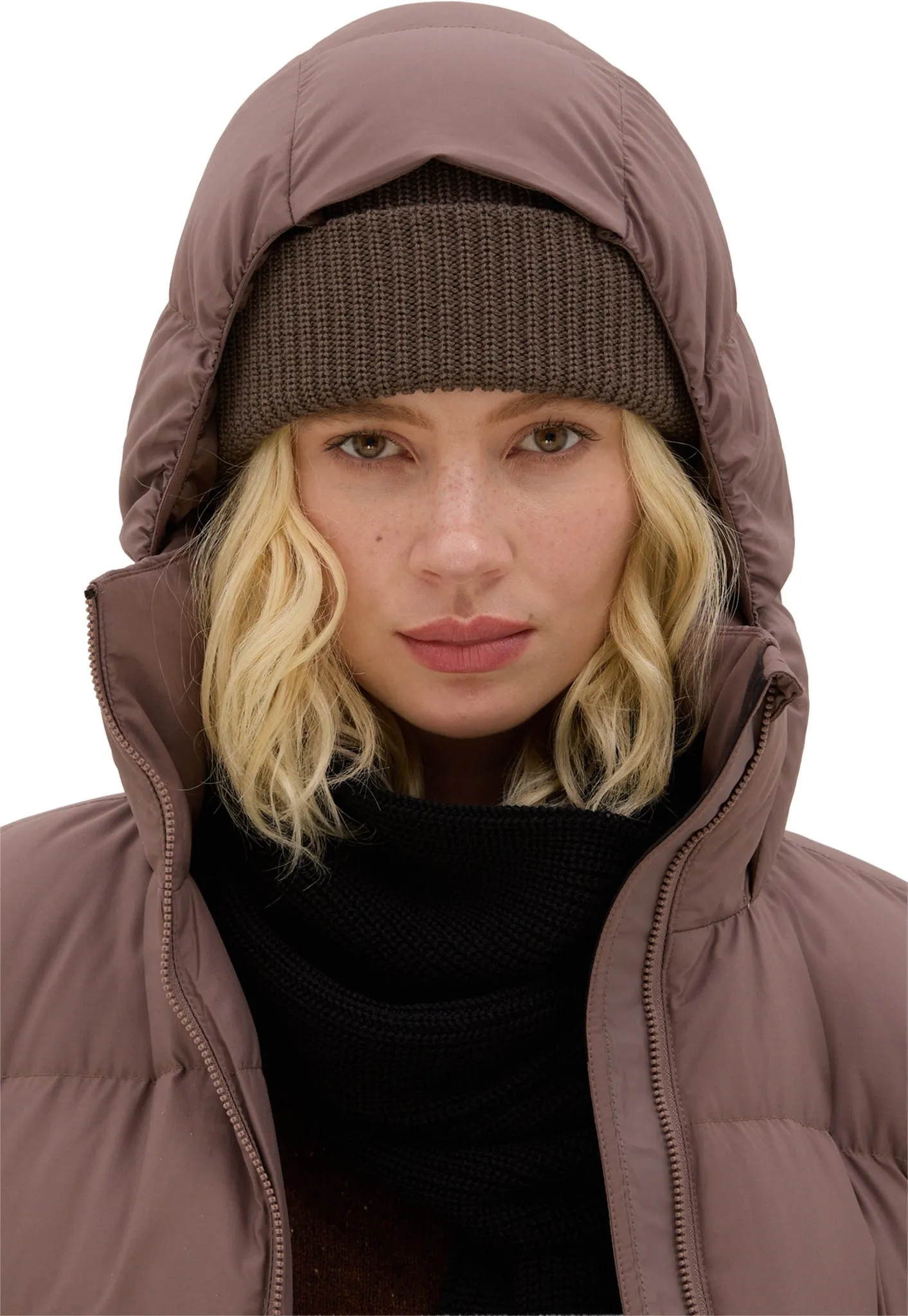 Garbatella Stowable Hood Long Puffer Down Jacket - Women's|-|Manteau long à capuchon compressible en duvet Garbatella - Femme sold by Altitude Sports product image thumbnail 4