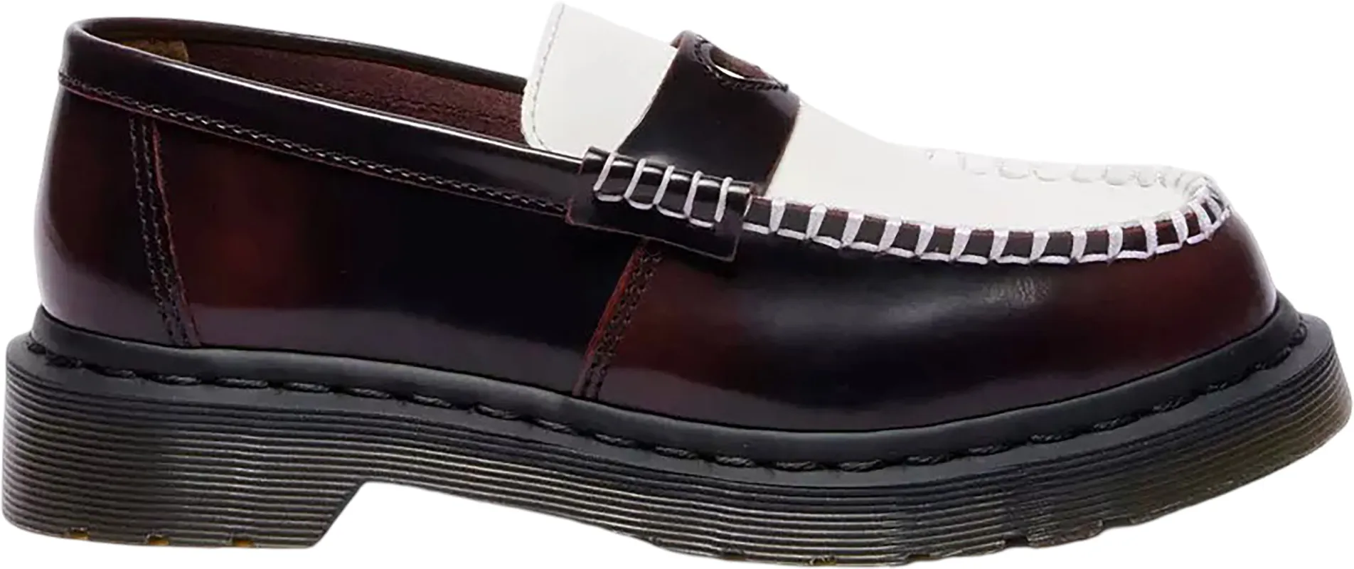 Penton Heart Two-Tone Rub-Off Leather Loafers - Women's|-|Mocassins en cuir bicolore à effet délavé Penton Heart - Femme sold by Altitude Sports